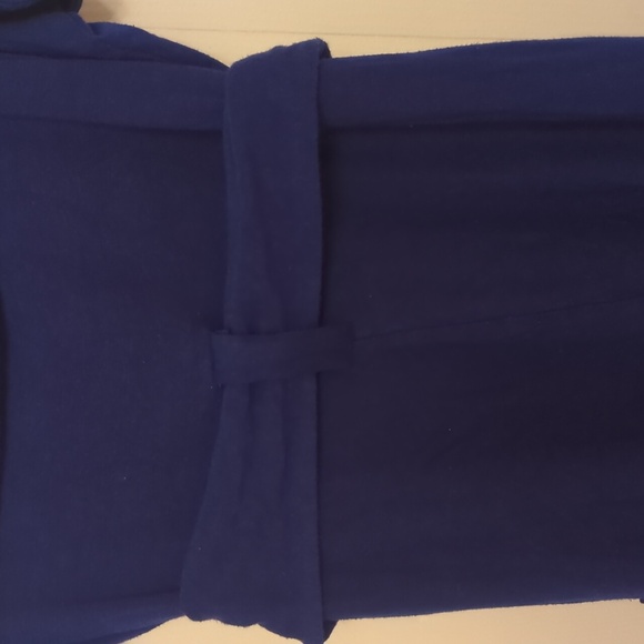 Dark blue dress with gold buttons - Picture 5 of 6